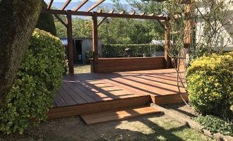 Terrasse bois centre ville Grenoble
