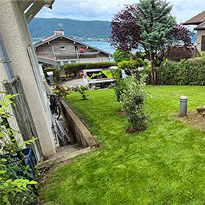 Création gazon Annecy